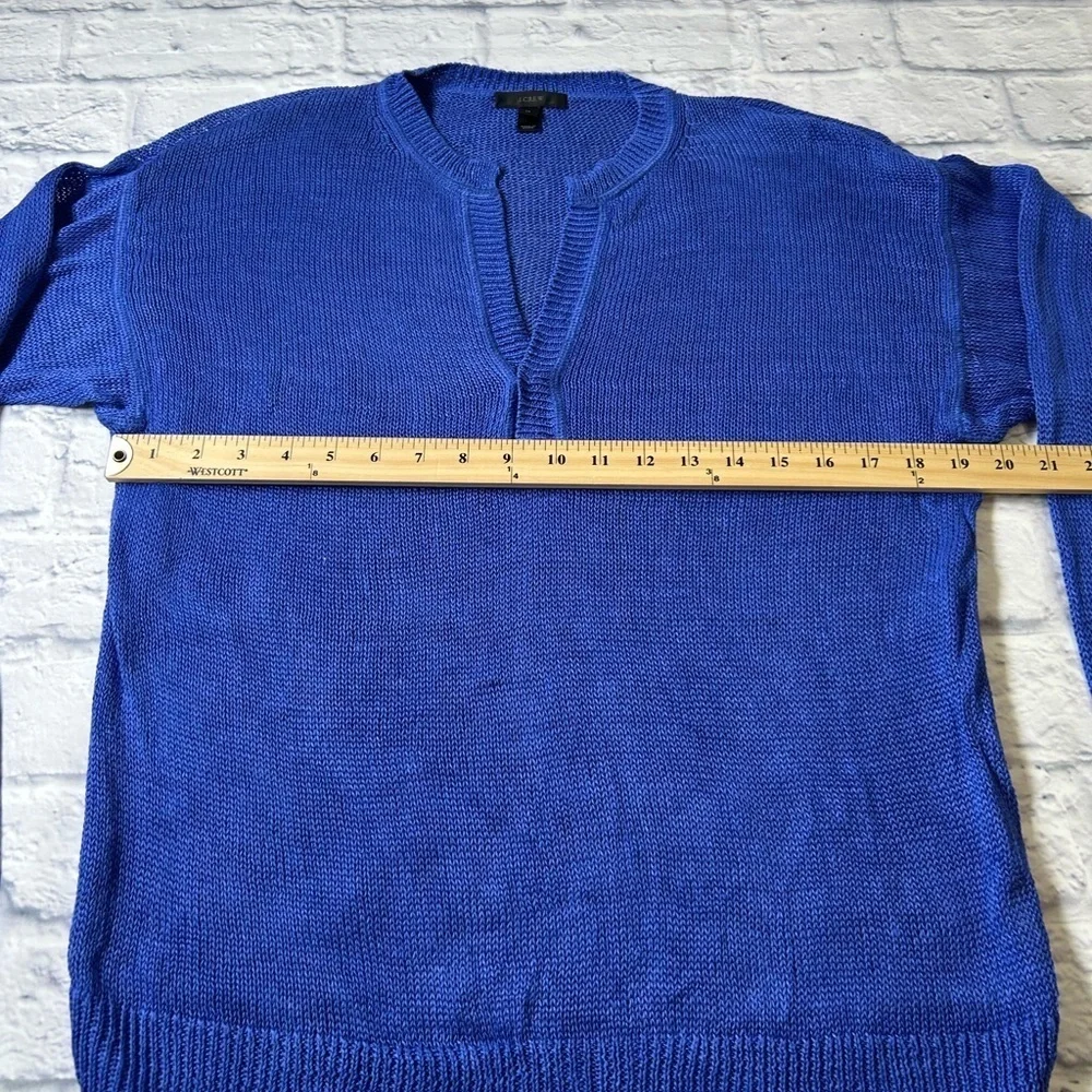 J. Crew Royal Blue V-Neck Sweater